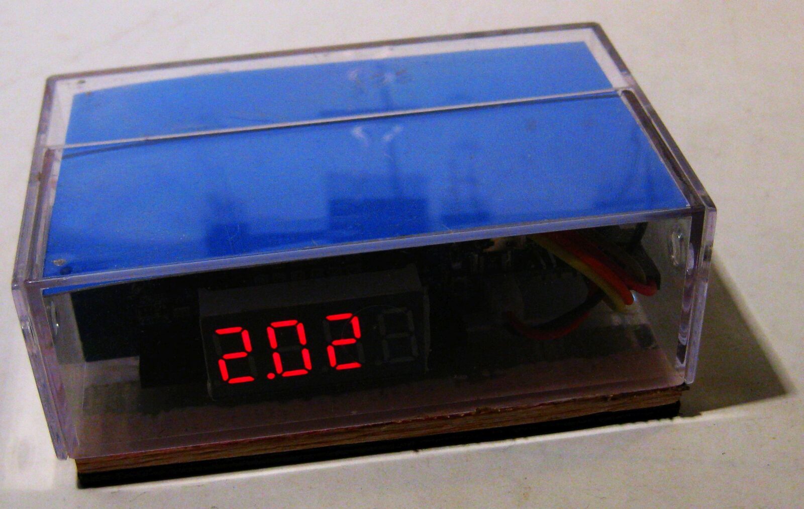 Neigungsmesser mit Sieben-Segment-Anzeige