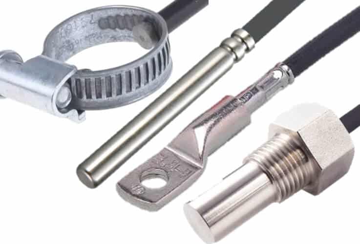 Bild 7: Verschiedene PT-Sensoren für unterschiedliche Einsatzzwecke