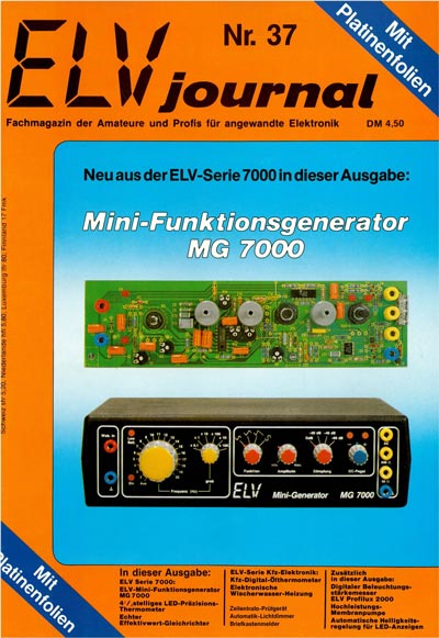 ELVjournal 1/1985