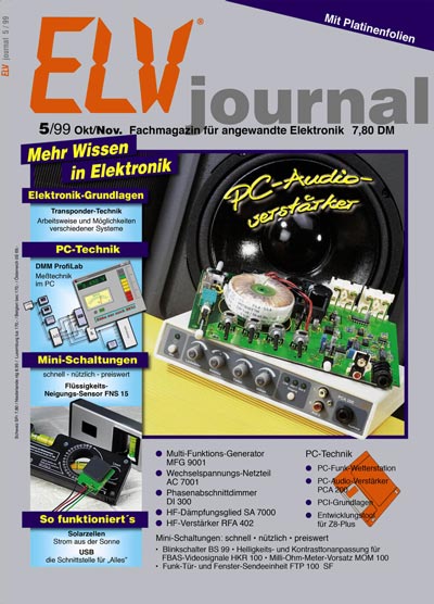 ELVjournal 5/1999