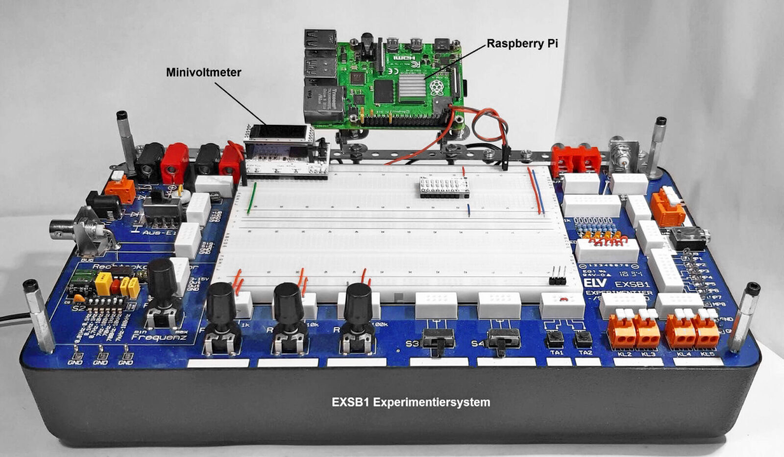 Raspberry Pi am EXSB1-Experimentierboard