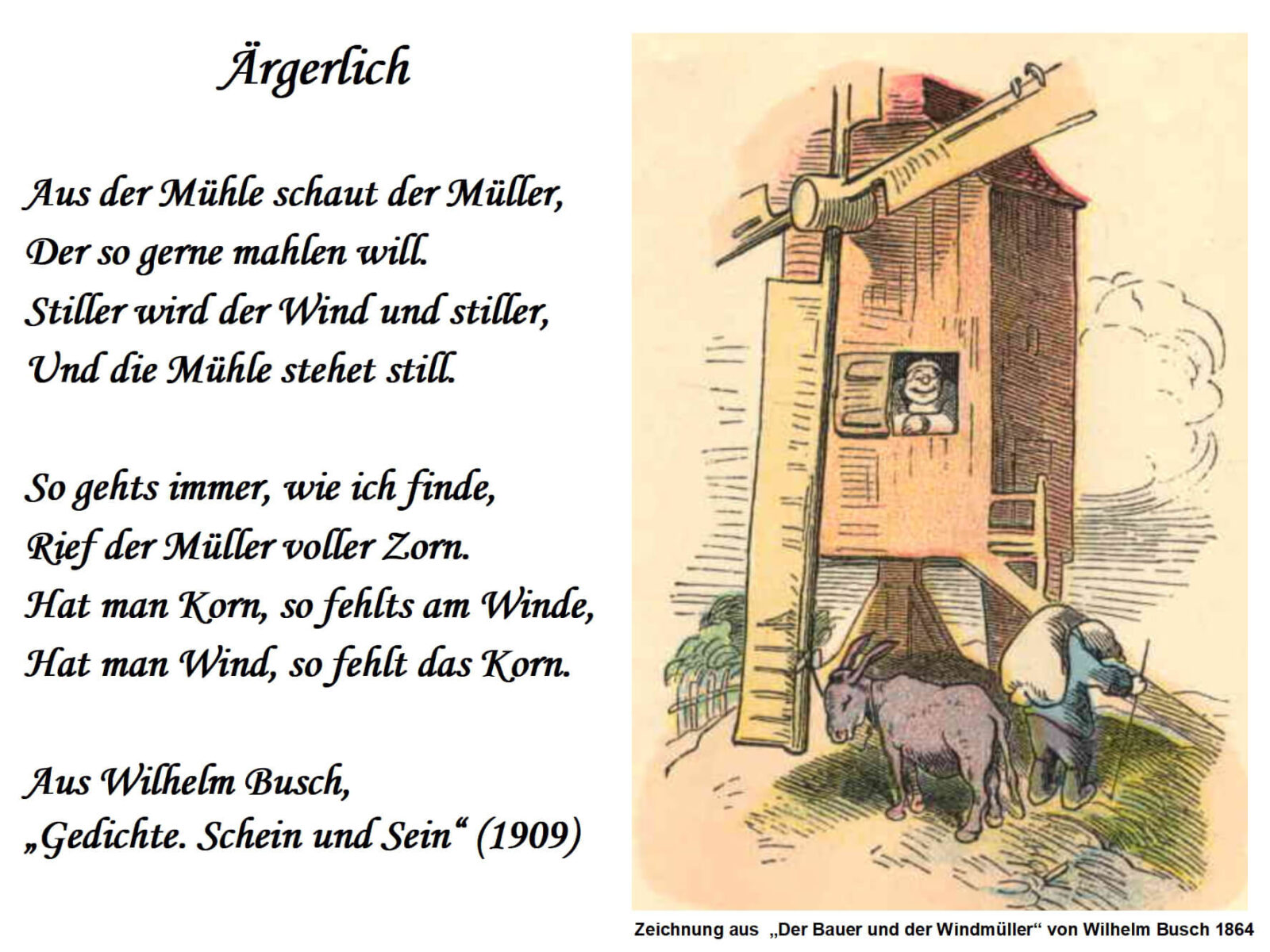 Bild 4: Schon immer gab die mangelnde Konstanz des Windes Anlass zur Klage.