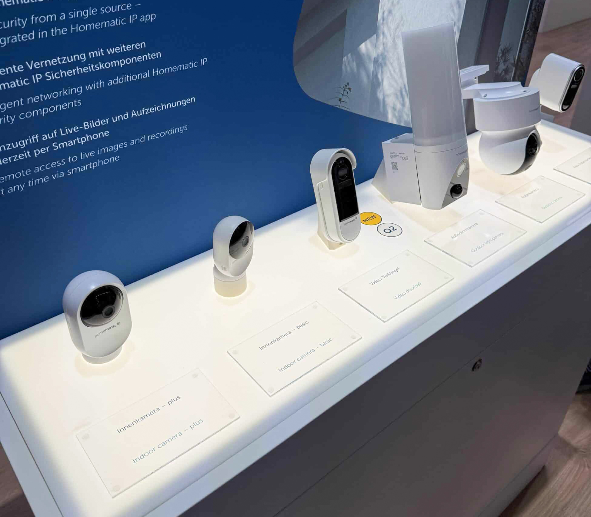 Homematic IP Kameras im Überblick