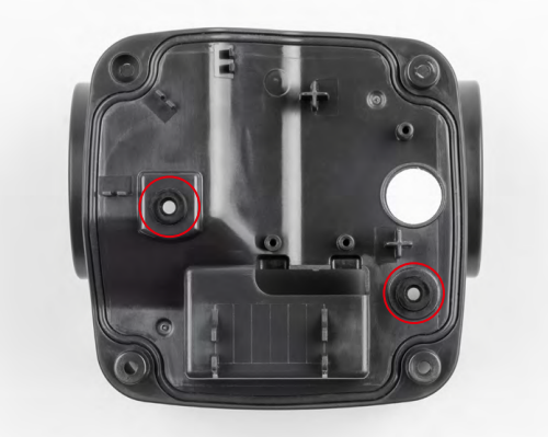 Bild 4: Dichtung und Gummitüllen eingesetzt