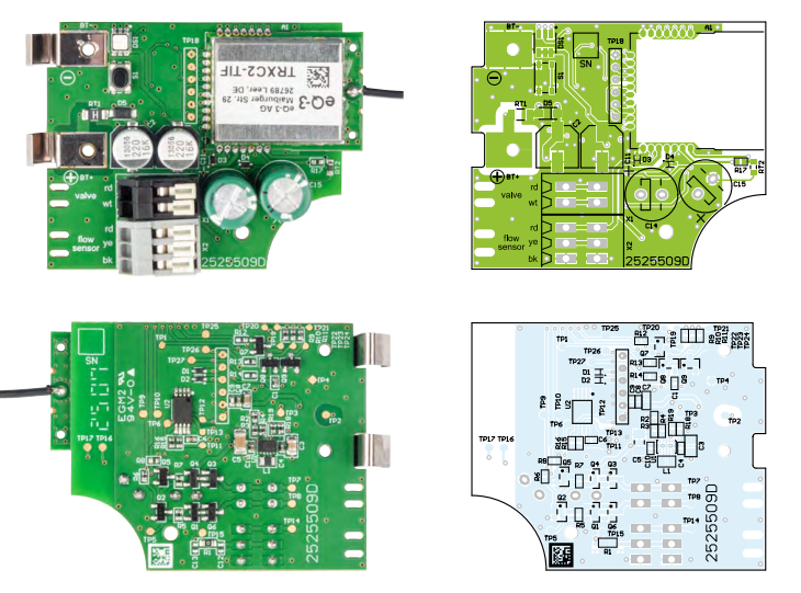 Platinenbilder und Bestückungsdrucke zum ELV-SH-WSM