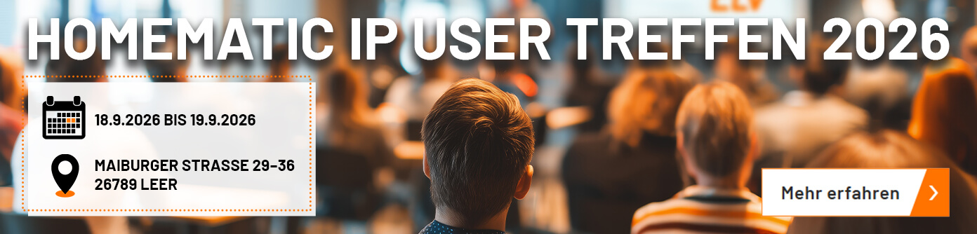 Kommt zum Homematic IP User Treffen 2026
