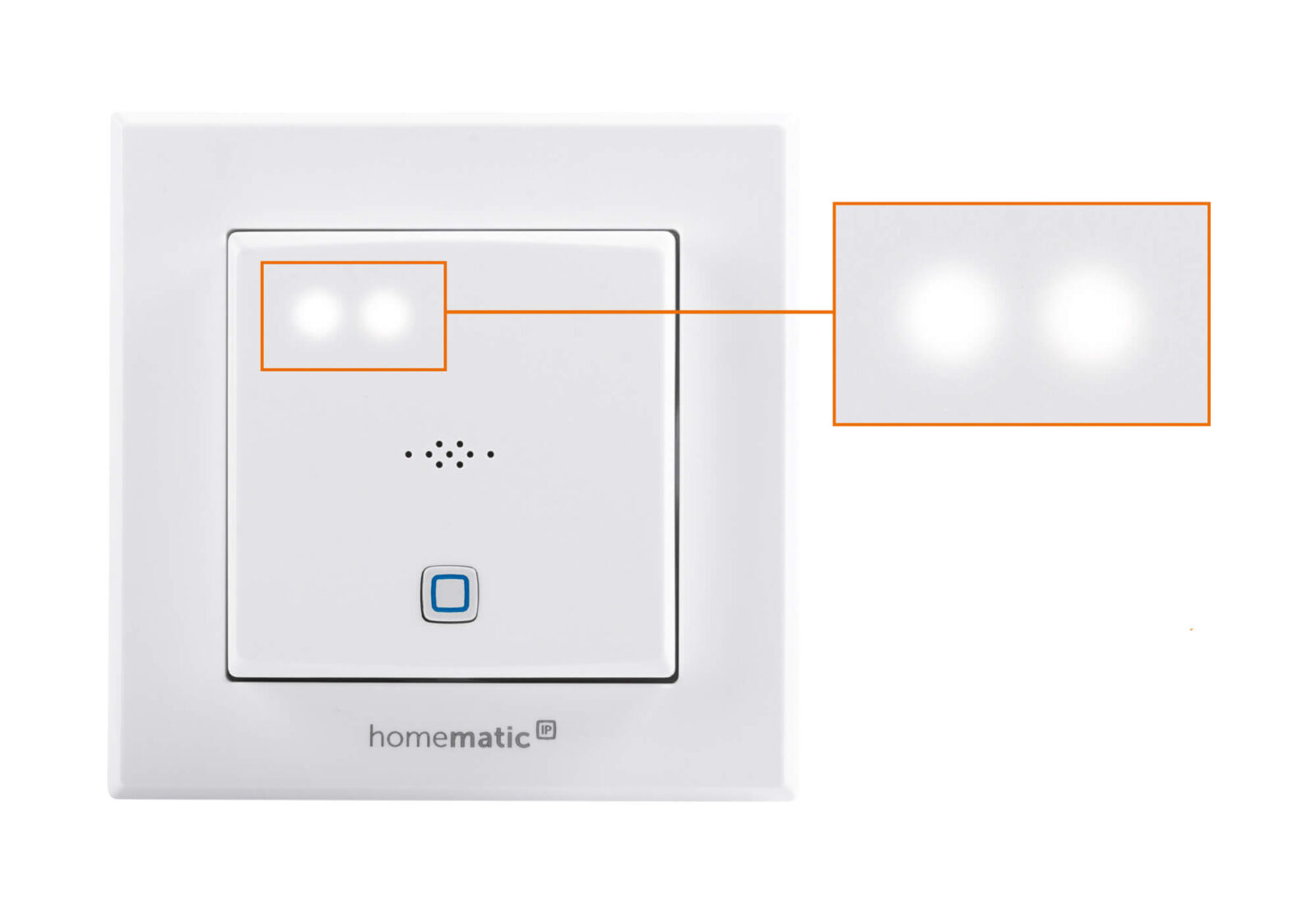 Bild 1: LEDs signalisieren die CO2-Konzentration