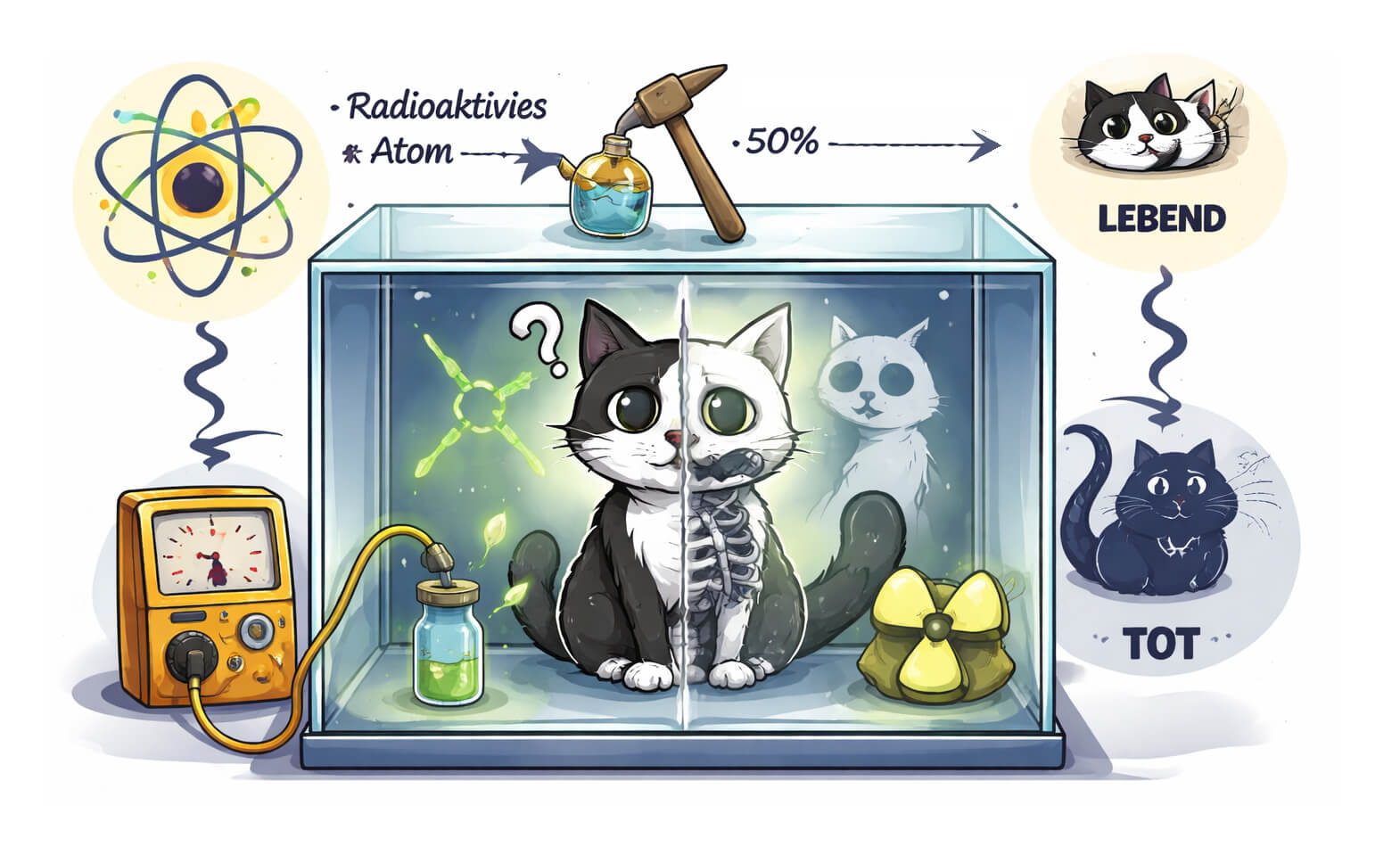 Bild 2: Schrödingers Katze