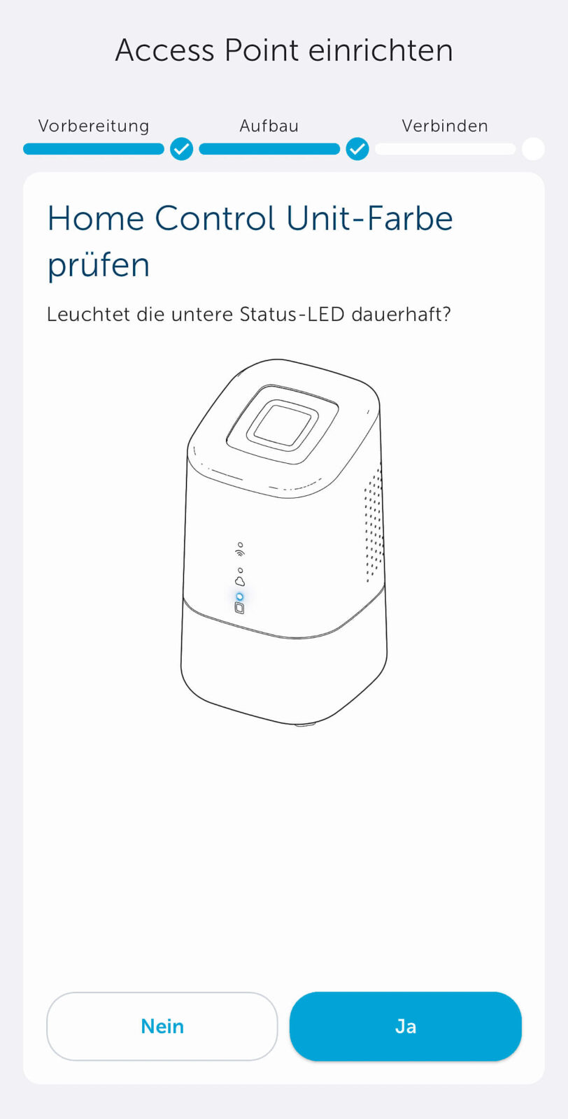 Bild 3: Ersteinrichtung der HCU1 mit der Homematic IP App
