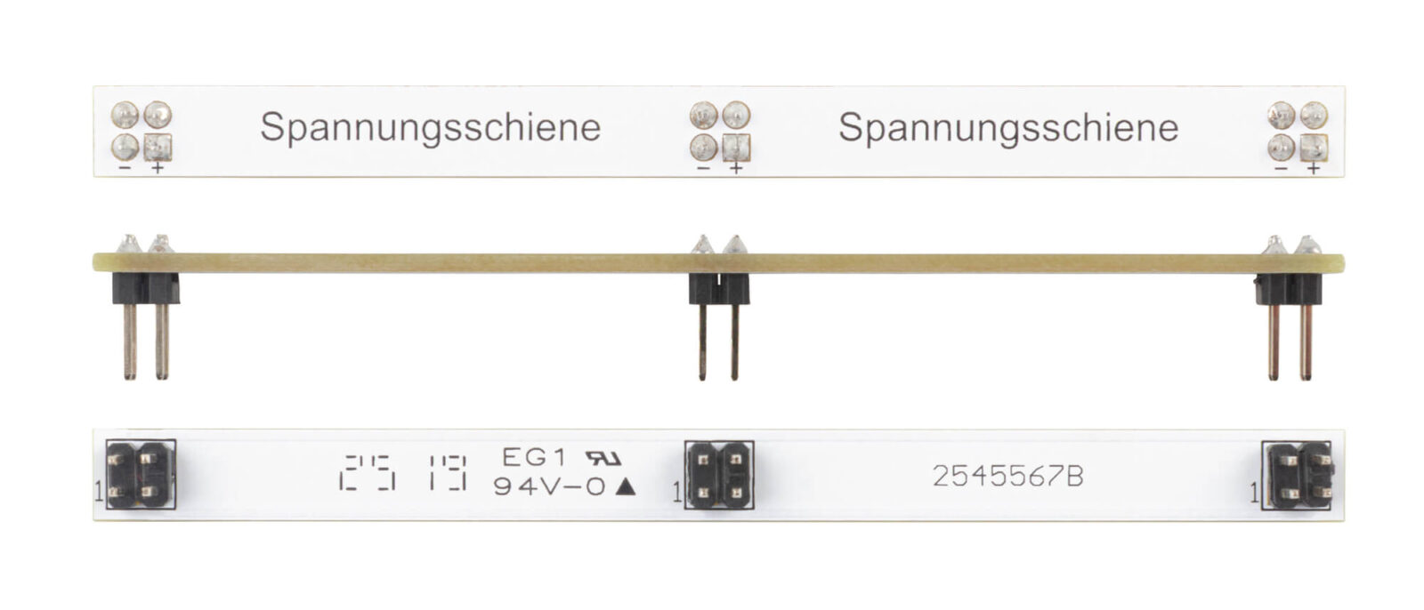 Bild 3: Ansichten der Brückenplatine