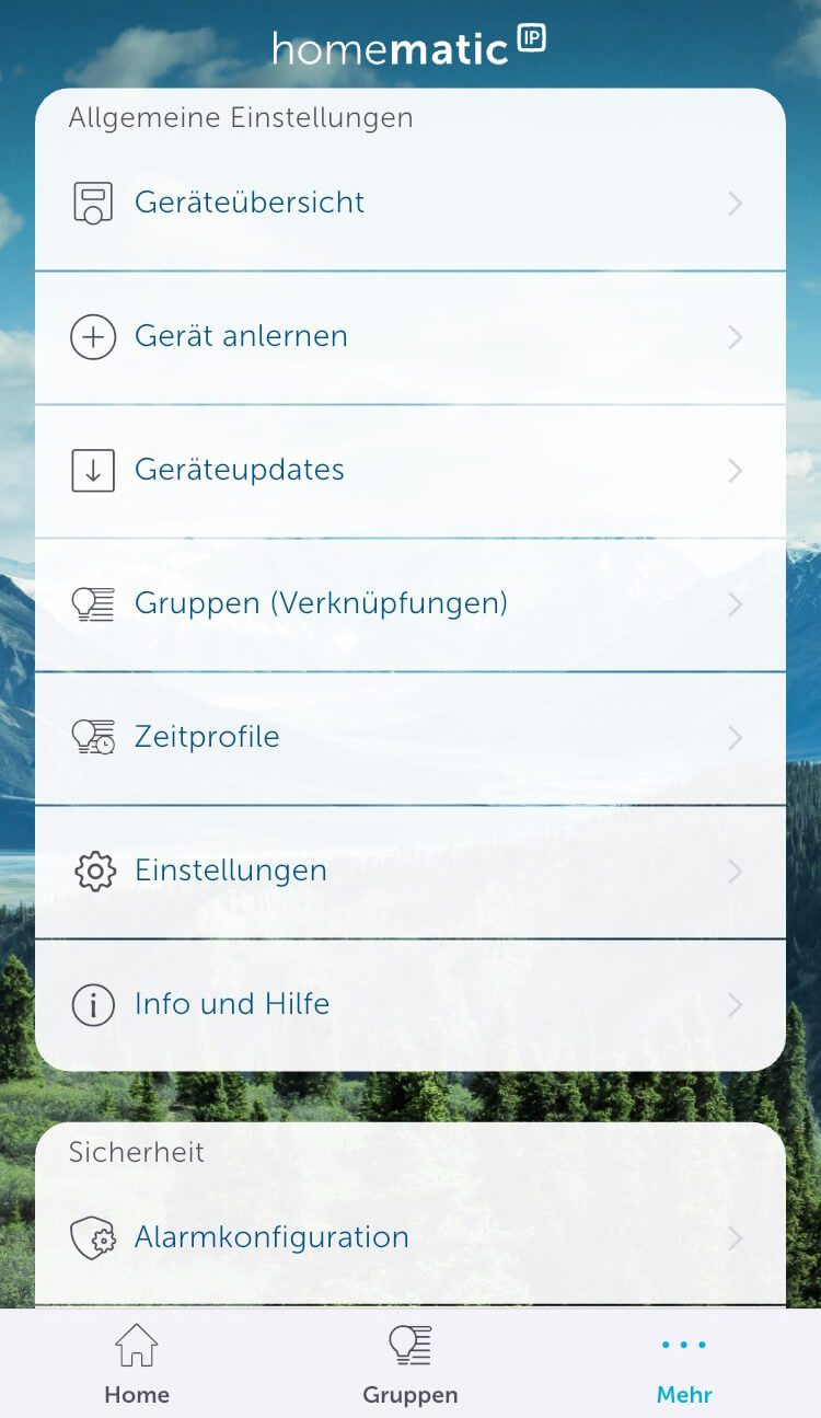 Bild 4: Klicken Sie auf „Gerät anlernen“.