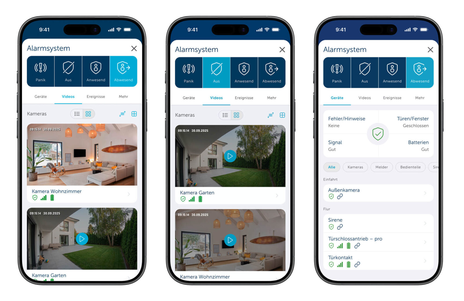 Im neuen Alarm-Dashboard haben sie alle Live-Feeds im Blick und managen die Kameras zusammen mit anderen Sicherheitskomponenten des Systems.