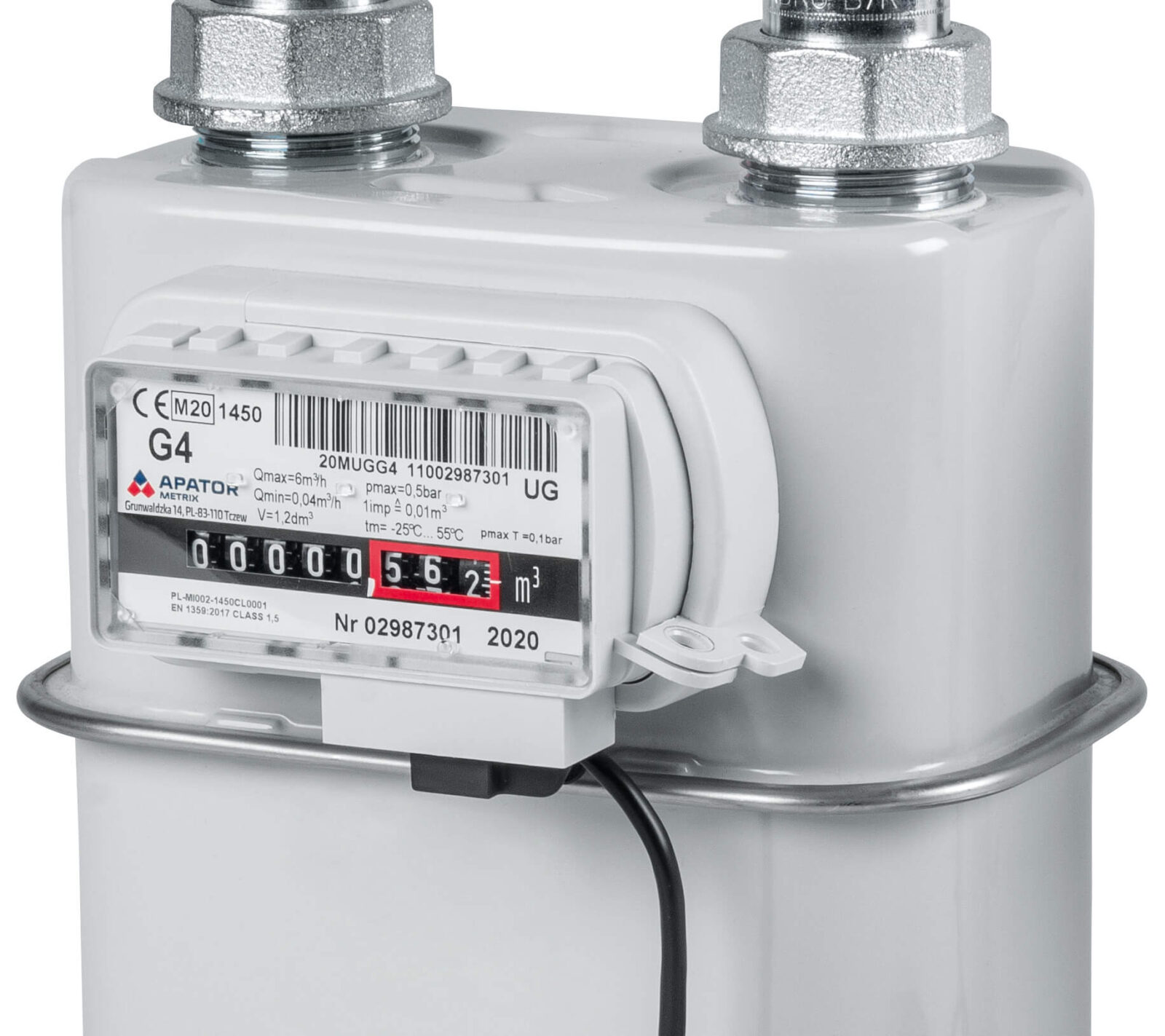 Bild 4: Montierter ES-GAS-Sensor