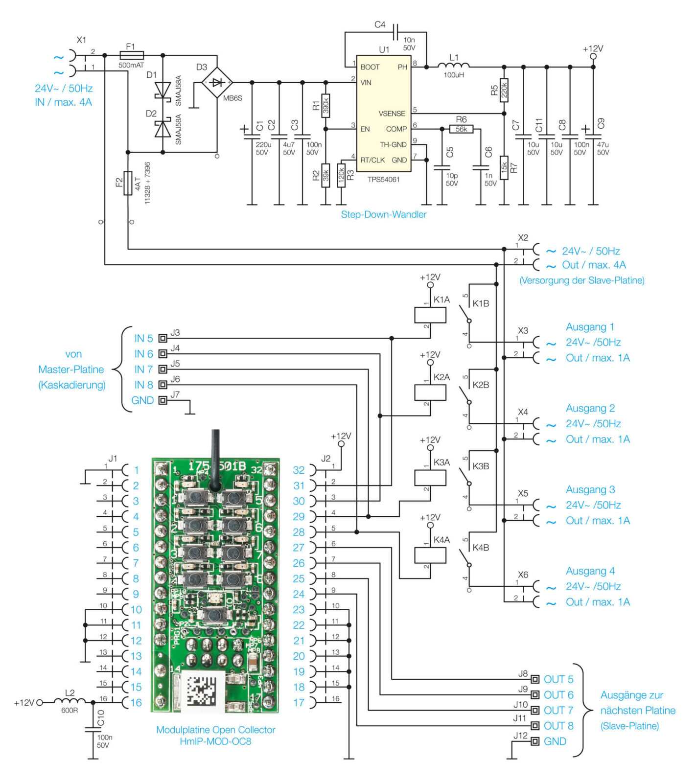 Bild 5: Schaltbild des ELV-SH-GVI