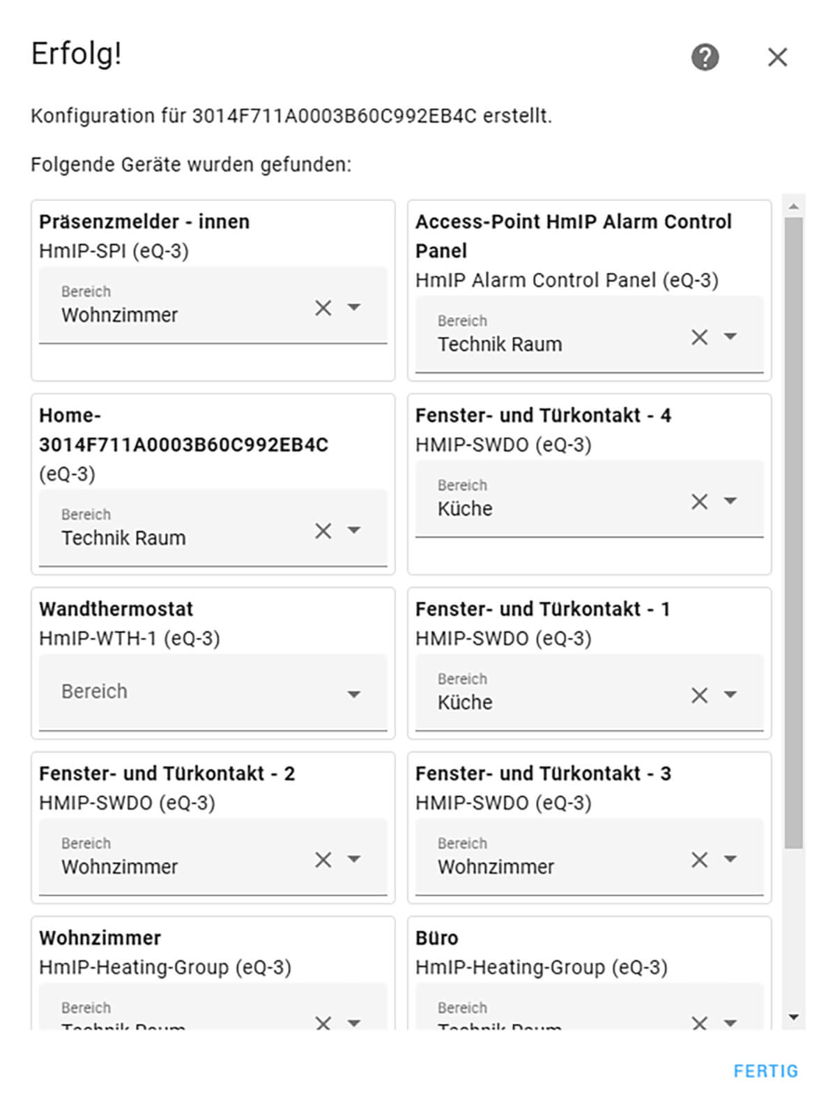 Bild 5: Konfiguration abschließen