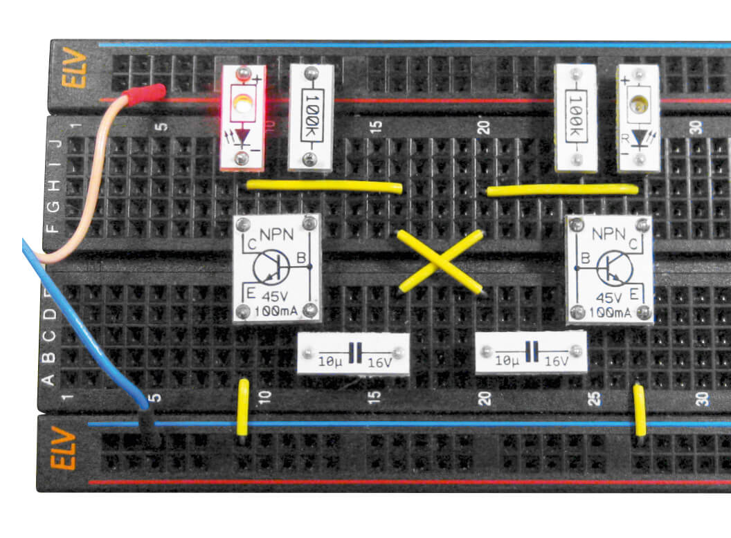 Bild 5: Aufbau zum Polizeiblinker