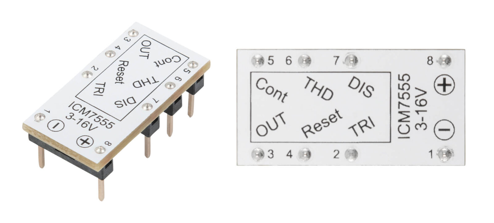 Bild 7: Das PAD-Modul mit dem ICM7555