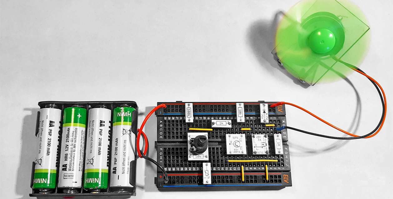 Bild 8: Aufbau zum vollautomatischen Ventilator