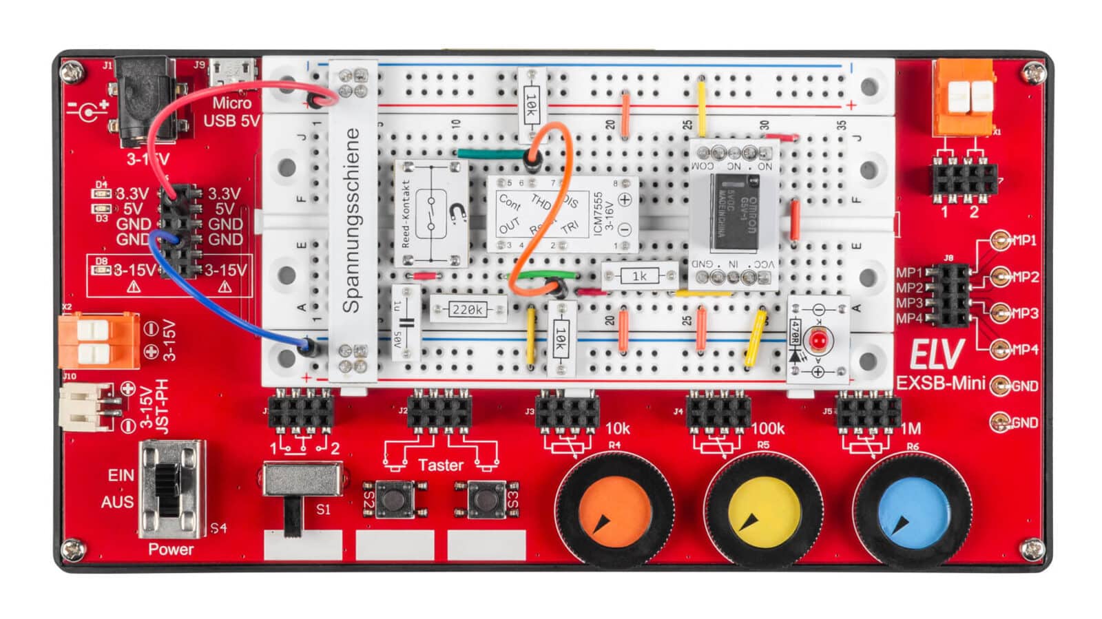 Bild 10: Aufbau auf einem EXSB-Mini