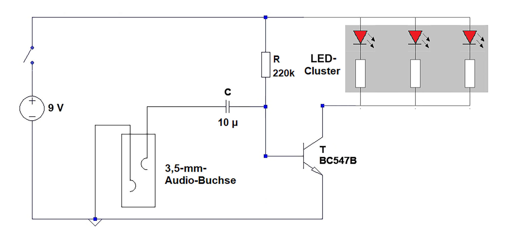 Bild 10: Sender für die Übertragung von Audiosignalen