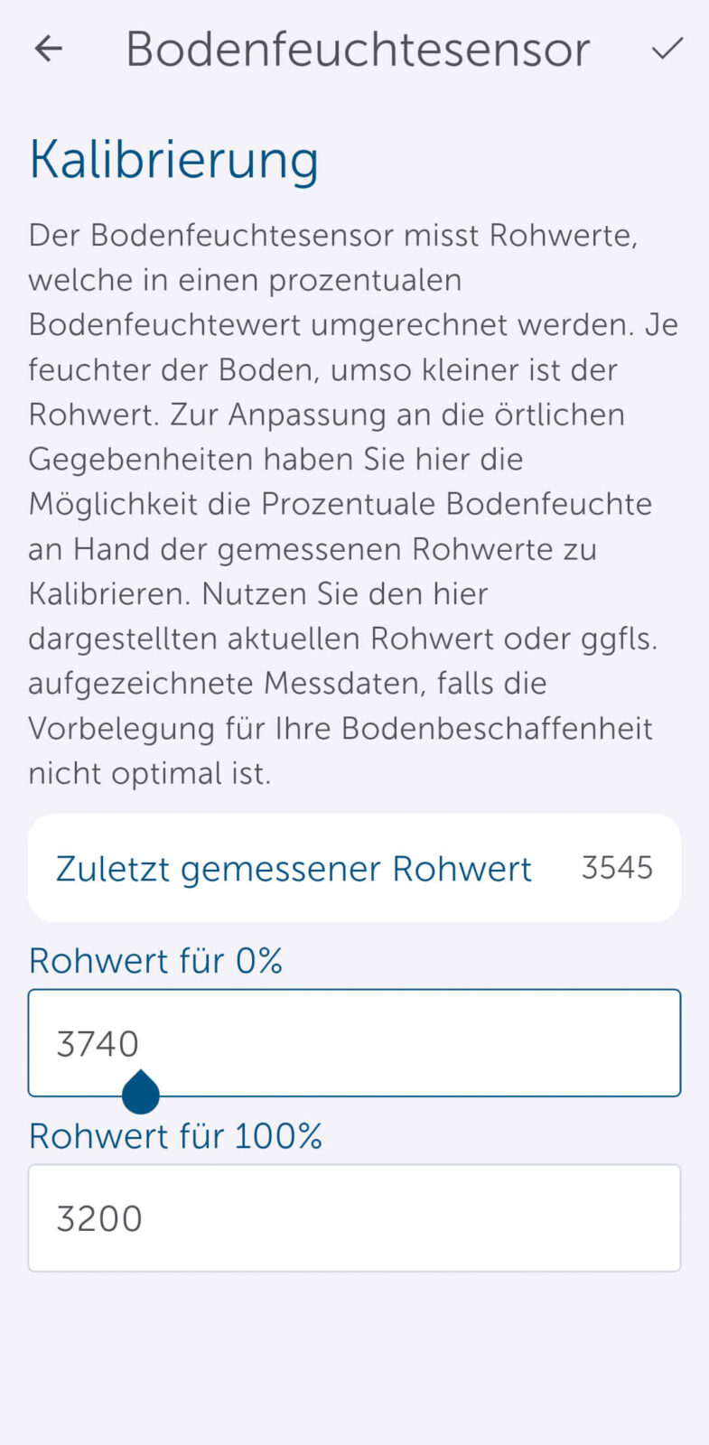 Bild 11: Konfiguration der Parameter zur Erfassung und Darstellung der Messwerte