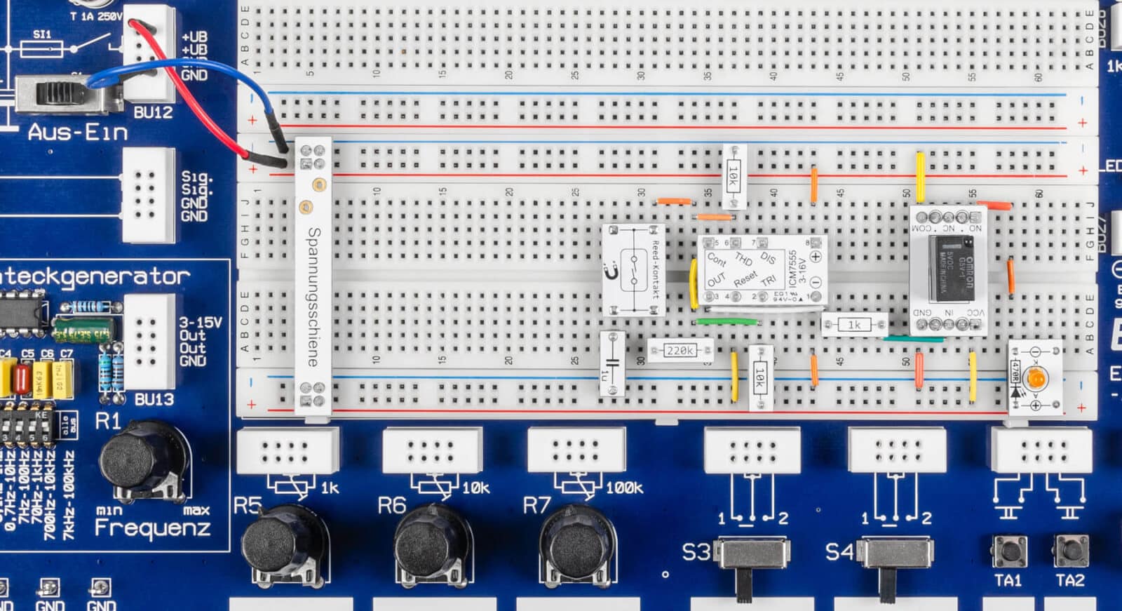 Bild 11: Aufbau auf einem EXB1