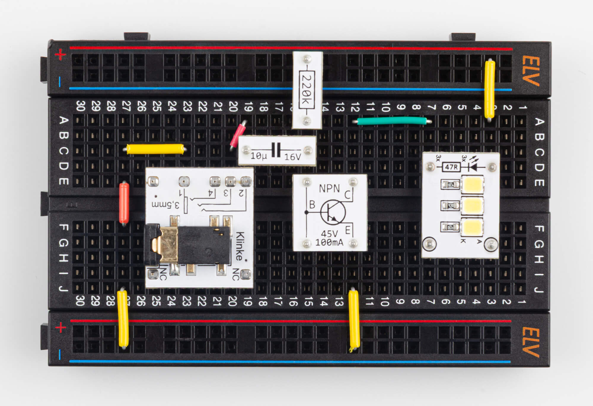 Bild 11: Aufbau zum Audiosignal-Sender