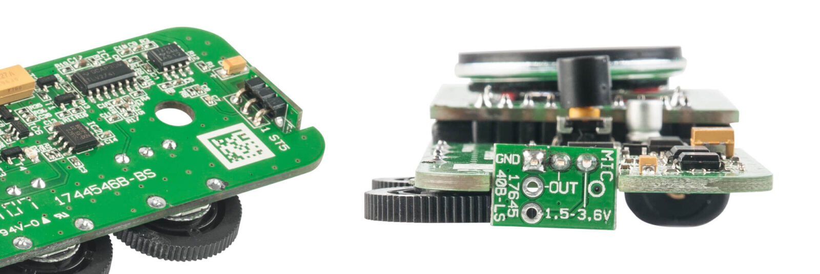 Bild 12: So sieht die bestückte Mikrofonplatine aus.