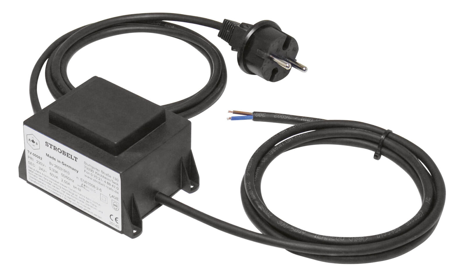 Bild 14: Hochwertiger Trafo mit 24 V Wechselspannung (AC) und 60 VA