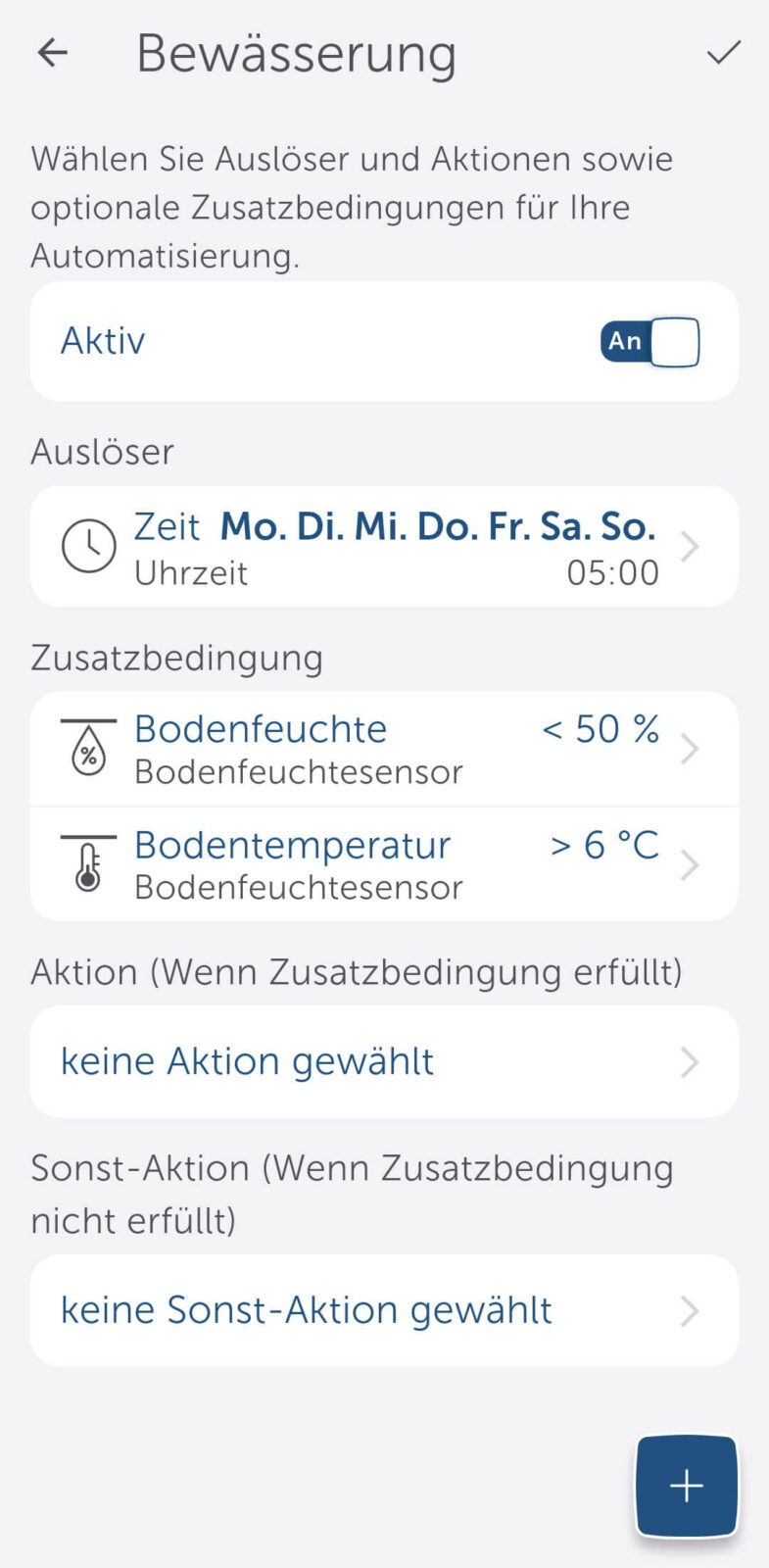 Bild 16: Automatische Bewässerung mit der Homematic IP App einrichten