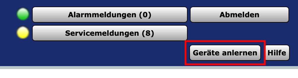 Bild 16: Auf "Gerät anlernen" klicken