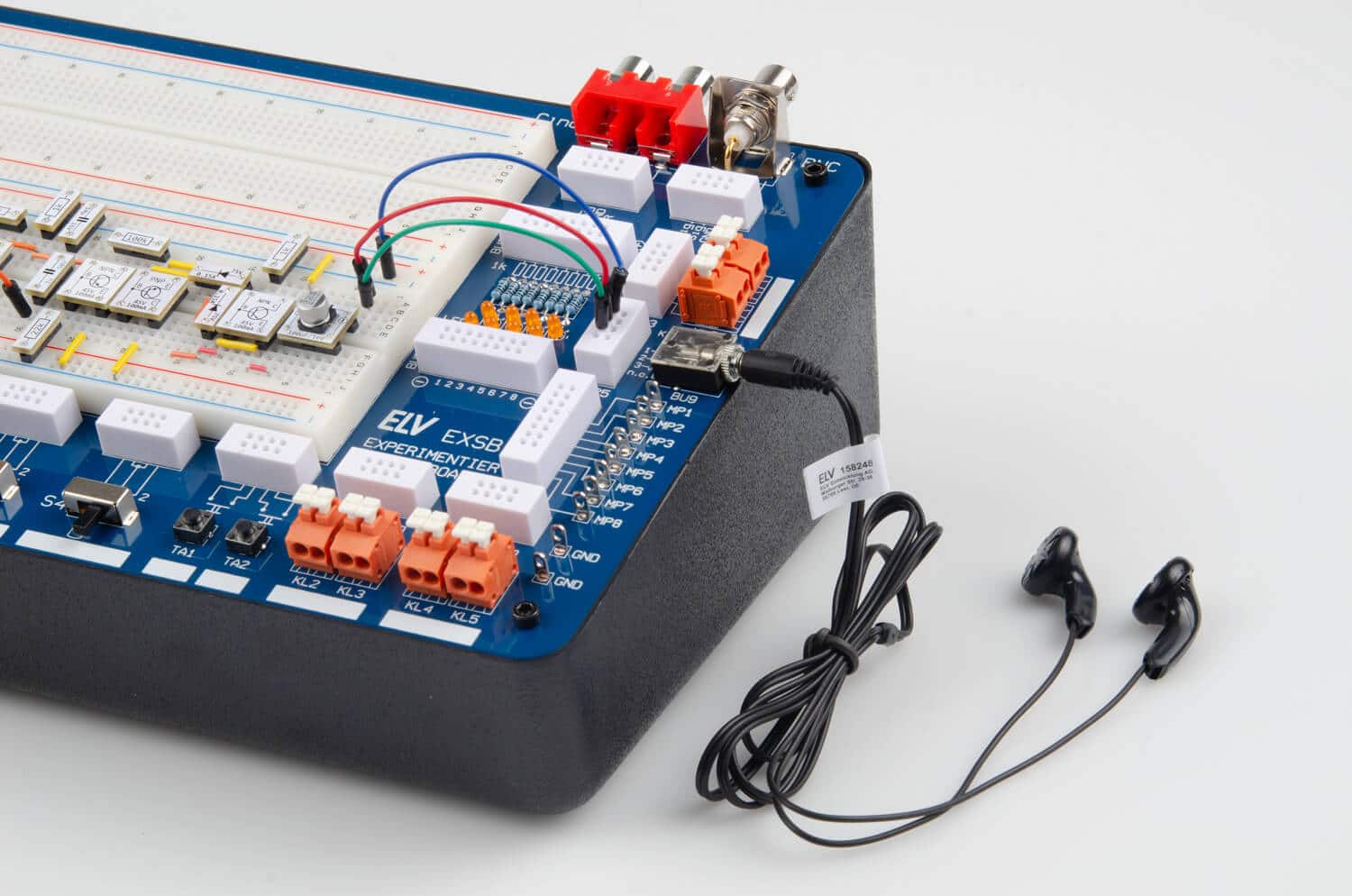 Bild 18. So wird beim EXSB1 der Ohrhörer angeschlossen