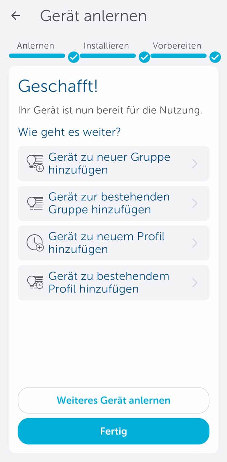 Bild 20: Anmelde-Assistent der App