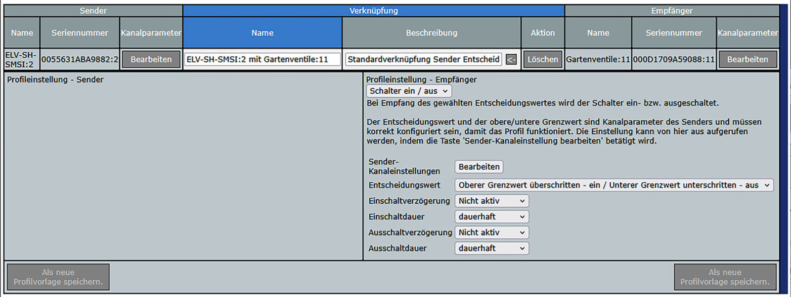 Bild 20: Kanal 11 des Aktors wird bei warmem Boden aktiviert.