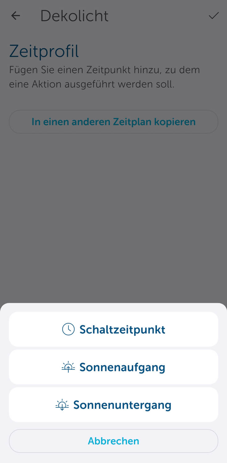 Bild 21: Zeitprofil einrichten