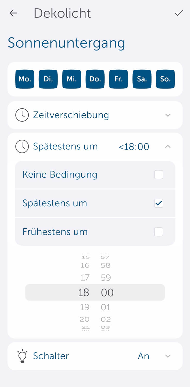 Bild 21: Zeitprofil einrichten