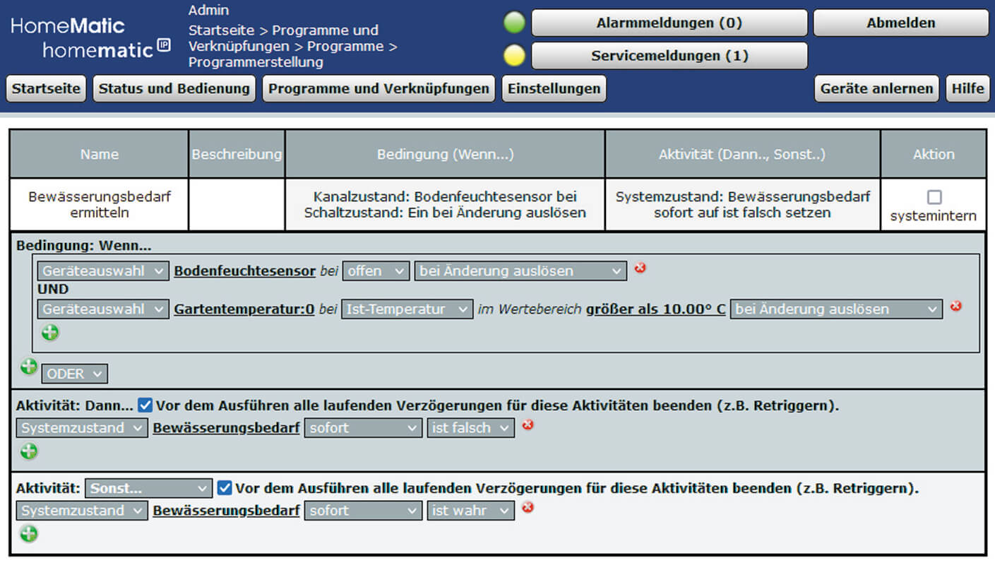Bild 21: Zusammenfassung im Ermittlungsprogramm
