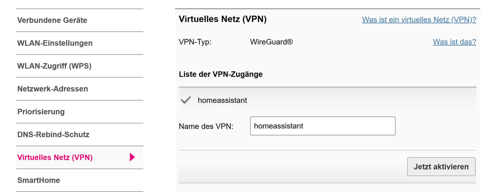 Bild 26: Neuen VPN-Zugang erstellen