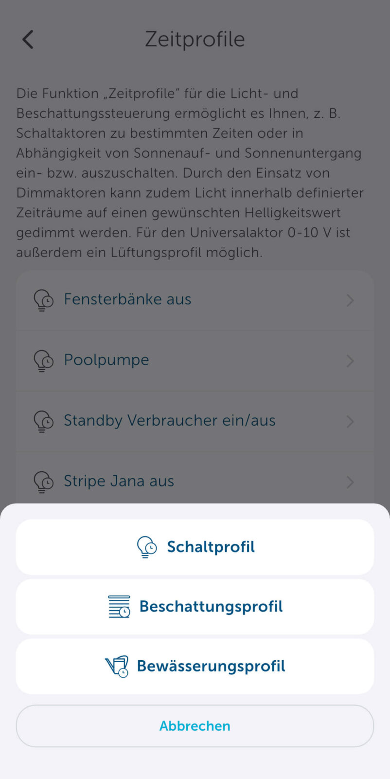 Bild 28: Zeitprofil zur automatischen Bewässerung erstellen