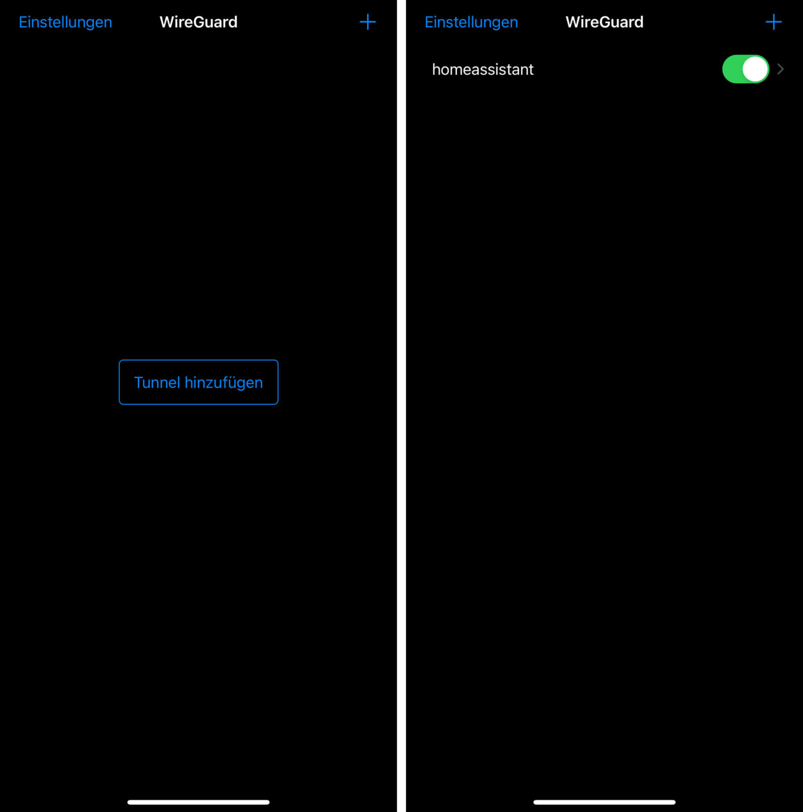 Bild 28: WireGuard-Smartphone-App konfigurieren

