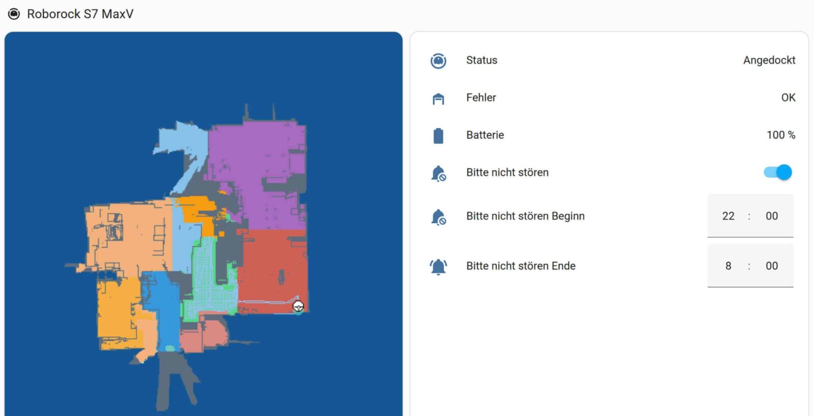 Bild 34: Roborock-Dashboard