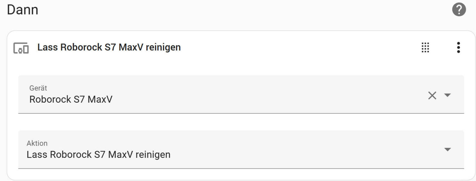 Bild 39: Aktion der Automation